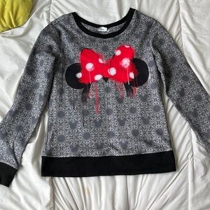 Grey Disney sweatshirt which is chic for fall